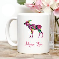 Elch Liebe Kaffeebecher von Personalizeitpaws