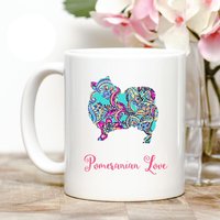 Pommerschen Liebe Kaffeetasse von Personalizeitpaws