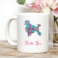 Pudel Liebe Kaffeetasse von Personalizeitpaws