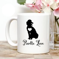 Pudel Liebe Kaffeetasse von Personalizeitpaws