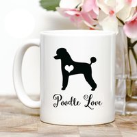 Pudel Liebe Kaffeetasse von Personalizeitpaws