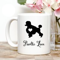 Pudel Liebe Kaffeetasse von Personalizeitpaws