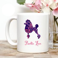 Pudel Liebe Kaffeetasse von Personalizeitpaws