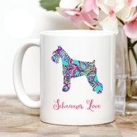 Riesenschnauzer Liebe Kaffeetasse von Personalizeitpaws