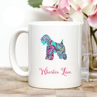Soft Coated Wheaten Liebe Kaffeetasse von Personalizeitpaws