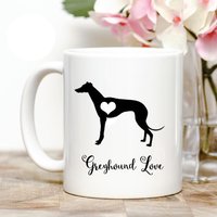 Windhund Liebe Kaffeetasse von Personalizeitpaws