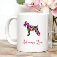 standard Schnauzer Liebe Kaffeetasse von Personalizeitpaws