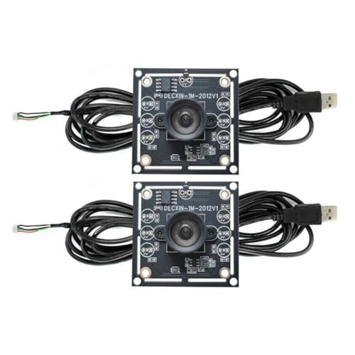 Pesderty 2 STK. 100-Grad-Kameramodul 1 MP OV9732 1280 X 720 USB Kostenloser Treiber Manueller, mit 2 Meter Kabel für Winxp/7/8/10 von Pesderty