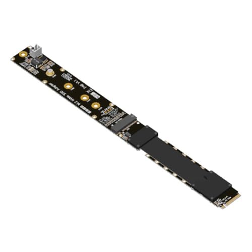 Pesderty M.2 NVMe Key M SSD-Verlängerungskabel PCIe 5.0 X4 Gen5 128G/ Verlängerungskabel FFC Hochgeschwindigkeits-Ultra-Soft Low Loss 25cm von Pesderty