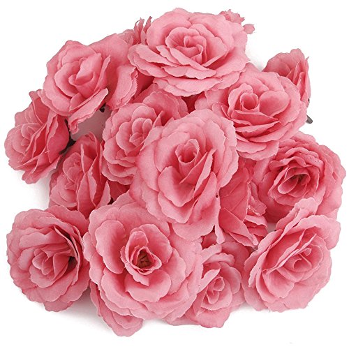 Pesfehhy 1 Packung/ 20 Stueck Rose Kopf Kuenstliche Blumen Kopf DIY Durchmesser 65mm - Rosa Pesfehhy 1 Packung/ 20 Stueck Rose Kopf Kuenstliche Blumen Kopf DIY Durchmesser 65mm - Rosa von Pesfehhy