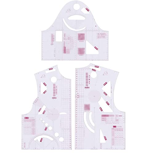 Pesfehhy 1:3 Tuch Design Lineal Transparent FranzöSisch Kurven Lineal Messen Lineal Design Lineal Muster Herstellung für Puppen NäHen Werkzeug Pesfehhy 1:3 Tuch Design Lineal Transparent FranzöSisch Kurven Lineal Messen Lineal Design Lineal Muster Herstellung für Puppen NäHen Werkzeug von Pesfehhy