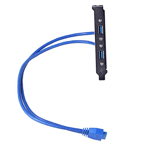 Pesfehhy 20 Pin to USB 3.0 Kabel Anschluss mit AnschlüSsen. Erweitern Sie Ihren USB 3.0 Anschluss auf der Haupt Platine auf die Computer GehäUse Einfassung von Pesfehhy