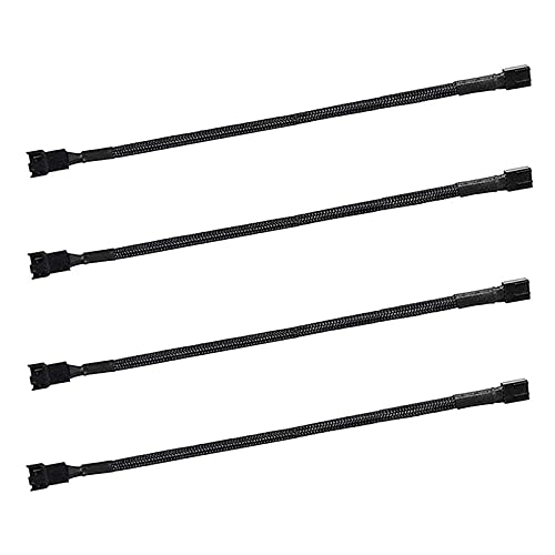 Pesfehhy 4 Stück Serien 4-polig PWM Lüfter Verlängerung Leistungskabel Anschluss Gehäuse Stecker auf Verlängerungskabel für 4-poligen / 3-poligen Lüfter Pesfehhy 4 Stück Serien 4-polig PWM Lüfter Verlängerung Leistungskabel Anschluss Gehäuse Stecker auf Verlängerungskabel für 4-poligen / 3-poligen Lüfter von Pesfehhy