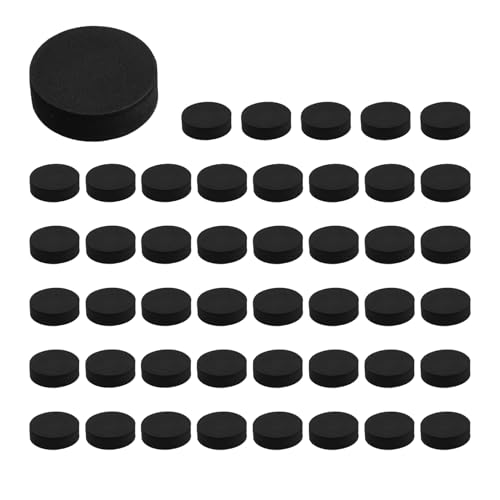 Pesfehhy 48 StüCke Blumentopf FüßE Riser Naturkautschuk Blumentopf Matte Unsichtbare TopffüßE für Schwere Draussen Pflanzen, BlumentöPfe von Pesfehhy
