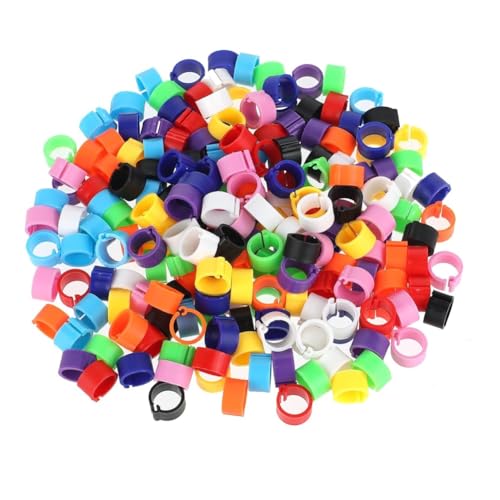 Pesfehhy Coturnix Ringe für Wachtelfüße, 8 mm, 200 Stück Pesfehhy Coturnix Ringe für Wachtelfüße, 8 mm, 200 Stück von Pesfehhy