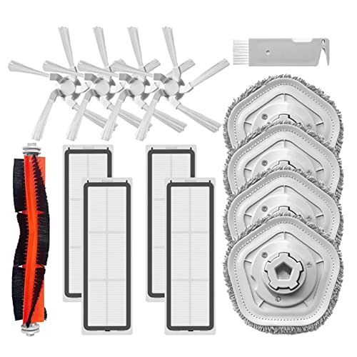 Pesfehhy HauptbüRste SeitenbüRste Hepa Filter Wischtuch für Bot W10 W10 Pro Selbstreinigende Roboter Staubsauger und Wischmopp Teile von Pesfehhy