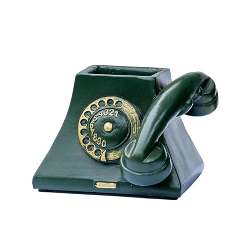 Pesfehhy Kleiner Telefon-Sukkulenten-Übertopf mit Abflussloch, Blumentopf, Schreibtisch, Dekoration, Personalisiertes Geschenk, Wohnzimmer, Kunsthandwerk, Langlebig, Einfach zu Verwenden, 11 X 13 X 8 von Pesfehhy