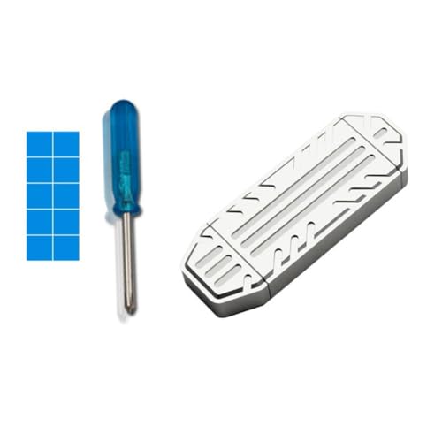 Pesfehhy M.2 NVME SSD-Gehäuse Externes Gehäuse USB 3.2 Gen2 10 Gbps Typ-A + Typ-C M2 NVME Adapterbox Unterstützt 2230 M.2 NVME SSD von Pesfehhy