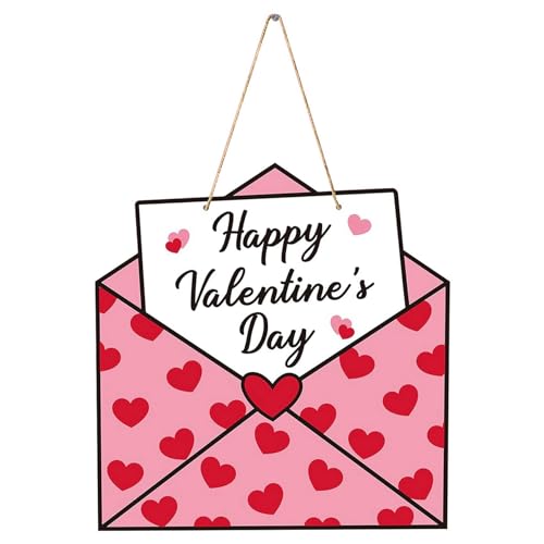 Pesfehhy Valentinstag-Umschlag-TüRschild Aus, Happy Valentines Day-Schild, Bauernhaus-Dekoration, Valentinstag-HaustüR-Dekoration Pesfehhy Valentinstag-Umschlag-TüRschild Aus, Happy Valentines Day-Schild, Bauernhaus-Dekoration, Valentinstag-HaustüR-Dekoration von Pesfehhy