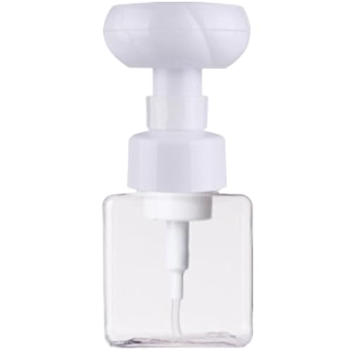 Handseifespender, Schaum Handseifespender, 250 ml Blütenformschaumseife-Spender, nachfüllbare Wiederverwendbare Mehrnutzungs-Handseifenbehälter für flüssige Seife, Shampoo, Körperwäsche von Pesoncarl
