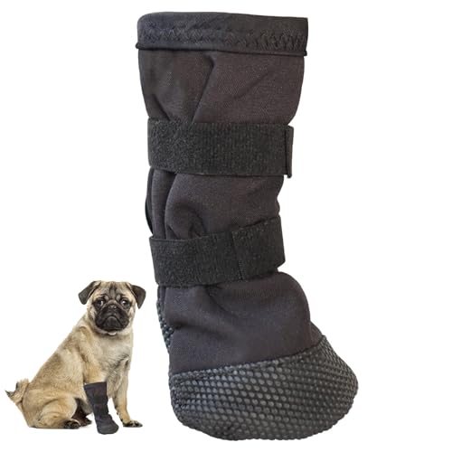 Hundestiefel, wasserdichte Nicht-Rutsch-Hilfsmittel-Wiederherstellungshundsocken mit einstellbaren Gurten, um Kratzen, beißen, Medium zu verhindern Hundestiefel, wasserdichte Nicht-Rutsch-Hilfsmittel-Wiederherstellungshundsocken mit einstellbaren Gurten, um Kratzen, beißen, Medium zu verhindern von Pesoncarl