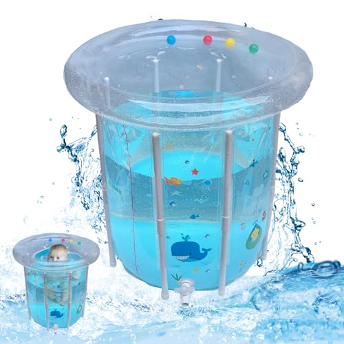 Kiddie Pool 29.5x31.5in aufblasbares Babypool -Cartoon -Muster Baby Schwimmen mit Drainage transparent versiegelte PVC -Kühlkindkind für heiße Tage, Schwimmbäder Kiddie Pool 29.5x31.5in aufblasbares Babypool -Cartoon -Muster Baby Schwimmen mit Drainage transparent versiegelte PVC -Kühlkindkind für heiße Tage, Schwimmbäder von Pesoncarl
