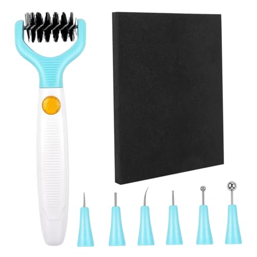Pesoncarl 8pcs/Set Paper Flower Rolling Tool Mehrzweck komplettes Papierblüten Formungsmatte & Rolling Tool Kit für DIY-Handwerk von Pesoncarl