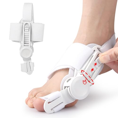 Pesoncarl Bunion Corrector für Männer Männer, einstellbarer großer Zehenglätter mit Silikonpad und Rutschriemen, bequemes Bunion Fix-Gerät für rechte/linke Füße, Sportarten Pesoncarl Bunion Corrector für Männer Männer, einstellbarer großer Zehenglätter mit Silikonpad und Rutschriemen, bequemes Bunion Fix-Gerät für rechte/linke Füße, Sportarten von Pesoncarl