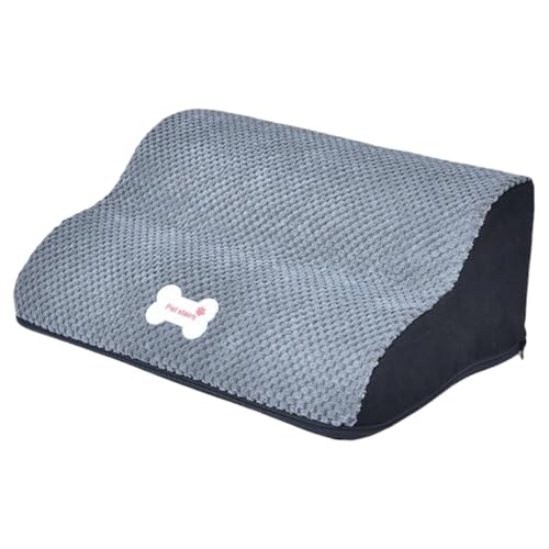 Pesoncarl Hunderampe 16x10x6 Zoll 2-Stufe 30 ° Knochenmuster Hundetreppe abnehmbare waschbare, rutschige Katze Rampe für Zuhause, Treppenstufen Pesoncarl Hunderampe 16x10x6 Zoll 2-Stufe 30 ° Knochenmuster Hundetreppe abnehmbare waschbare, rutschige Katze Rampe für Zuhause, Treppenstufen von Pesoncarl