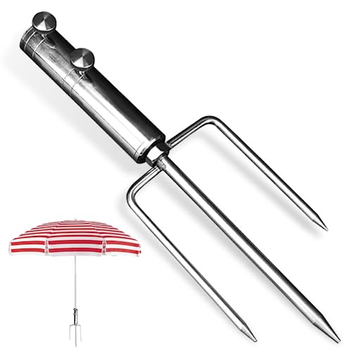 Pesoncarl Regenschirmstand Anker, Strand Regenschirm Anker mit 3 Spikes Heavy Duty Garden Dach Ständer Edelstahl gemahlenen Bodenspitze für Außen Parasol Regenschirm Beach Gras Sand Pesoncarl Regenschirmstand Anker, Strand Regenschirm Anker mit 3 Spikes Heavy Duty Garden Dach Ständer Edelstahl gemahlenen Bodenspitze für Außen Parasol Regenschirm Beach Gras Sand von Pesoncarl