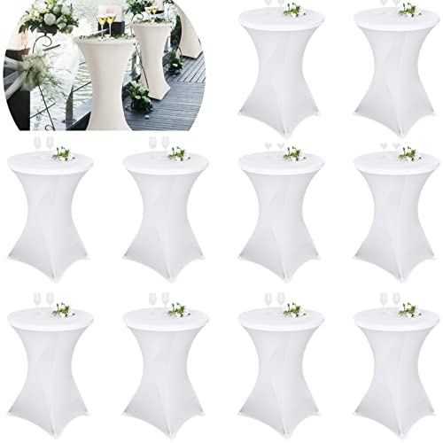 Pesonlook 10er-Set Stretch Stehtisch Husse für Bistrotisch Ø 80-85 cm Elegante,Verstärkung im Fußbereich,40°C Maschinenwäsche ,Stretch-Husse Weiß Hussen für Stehtische und Bistrotische(80×110cm,Weiß) Pesonlook 10er-Set Stretch Stehtisch Husse für Bistrotisch Ø 80-85 cm Elegante,Verstärkung im Fußbereich,40°C Maschinenwäsche ,Stretch-Husse Weiß Hussen für Stehtische und Bistrotische(80×110cm,Weiß) von Pesonlook