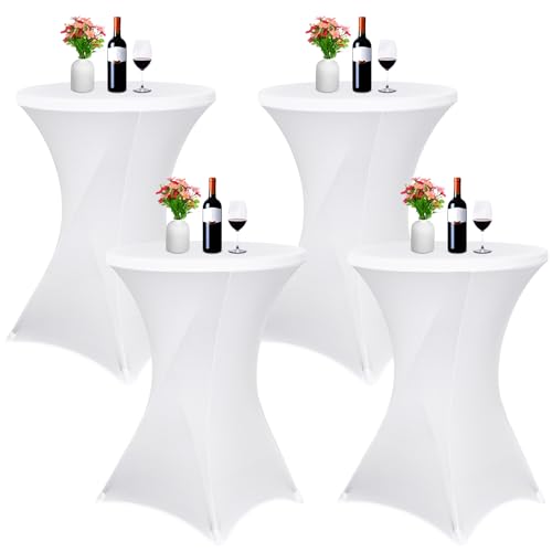 Pesonlook 4er-Set Stretch Stehtisch Husse für Bistrotisch Ø 80-85 cm Elegante,Verstärkung im Fußbereich,40°C Maschinenwäsche ,Stretch-Husse Weiß Hussen für Stehtische und Bistrotische(80×110cm,Weiß) Pesonlook 4er-Set Stretch Stehtisch Husse für Bistrotisch Ø 80-85 cm Elegante,Verstärkung im Fußbereich,40°C Maschinenwäsche ,Stretch-Husse Weiß Hussen für Stehtische und Bistrotische(80×110cm,Weiß) von Pesonlook