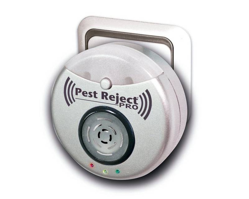 Pest Reject® Ultraschall-Tierabwehr Pest Reject Pro Insektenvertreiber, Spar-Set 1-tlg., 1er oder 2er Pack, Keine Chemie bis zu 200m2 mit Nachtlicht für die Steckdose von Pest Reject®