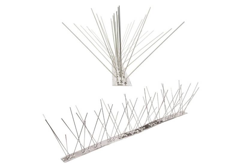PestSystems Taubenspikes 1 Meter (2 x 0,5m) Taubenspikes 5-reihig auf V2A-Flexleiste von PestSystems