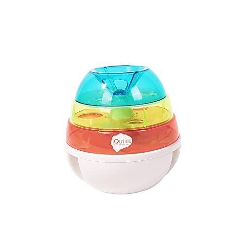 Iquities Leckerlispender, interaktiver IQ Wobbler Leckerliball, Gehirntrainingsspielzeug für Hunde mit langsamer Nahrungsaufnahme, Orange und Grün Iquities Leckerlispender, interaktiver IQ Wobbler Leckerliball, Gehirntrainingsspielzeug für Hunde mit langsamer Nahrungsaufnahme, Orange und Grün von Pet Brands