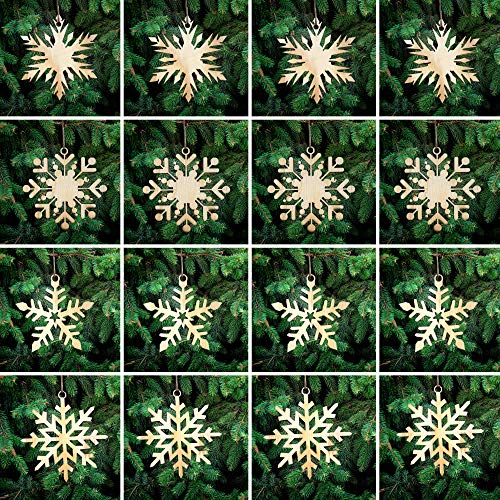 16 Stück Christbaumschmuck aus Holz Schneeflocken Sterne Weihnachtsdeko Holz Deko Weihnachtsdekoration Holz Schneeflocken Christbaumschmuck Holz Ornamenten für Weihnachtsbaum S1616 16 Stück Christbaumschmuck aus Holz Schneeflocken Sterne Weihnachtsdeko Holz Deko Weihnachtsdekoration Holz Schneeflocken Christbaumschmuck Holz Ornamenten für Weihnachtsbaum S1616 von Pet-Jos