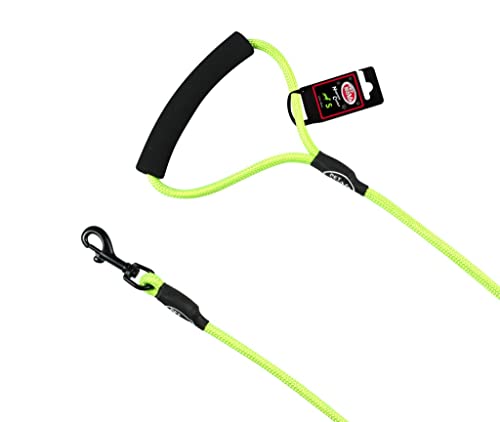 Nylon Lanyard. Schnur 0,8cm x 120cm Neoprengriff, hellgrün, L-Rope-LightGreen-S von Pet Nova