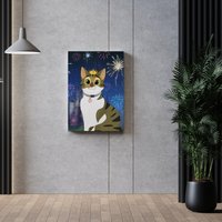 Benutzerdefinierte Katzenportrait, Haustier Portrait, Katzen-Liebhaber Geschenk, Verlust Geschenk Cartoon Stil von PetCreationsArt