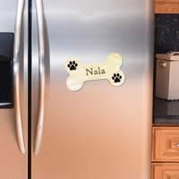 Personalisierter Kühlschrankmagnet, Benutzerdefinierter Magnet Mit Namen, Perfektes Geschenk Für Hundebesitzer, Personalisiertes Geschenk, Hund von PetJos