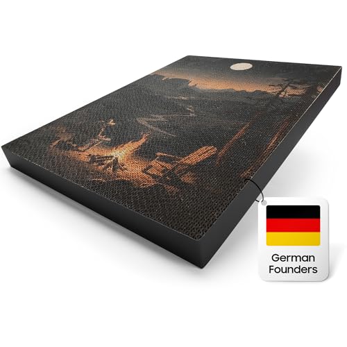 PetNovia - Premium Designer Kratzbrett für Katzen: 5-lagige Wellpappe für erhöhte langlebigkeit - selbstklebend Ideal für Ecken, Möbel oder Wand. 40 cm x 30 cm Groß PetNovia - Premium Designer Kratzbrett für Katzen: 5-lagige Wellpappe für erhöhte langlebigkeit - selbstklebend Ideal für Ecken, Möbel oder Wand. 40 cm x 30 cm Groß von PetNovia