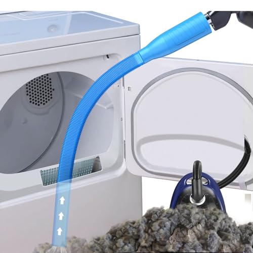 PetOde Trocknerentlüftungsreiniger Kit Vakuumaufsatz - Mehrere Kombinationen V1 Fusselentferner Power Washer und Vakuumschlauch Entfernt schnell Fusseln von PetOde