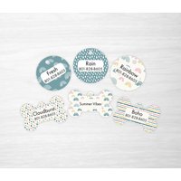 Summer Vibes Collection - Personalisierte Haustieranhänger, Hundeanhänger Für Hunde, Katzenanhänger von PetParadeBoutique