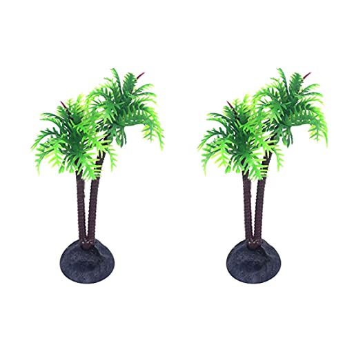 PetPhindU Künstliche Pflanzen Simulierte Kunststoff Kokosnuss Palme Miniaturpflanze Mini Landschaft Landschaft DIY Dekoration Künstliche Modelle Bäume von PetPhindU