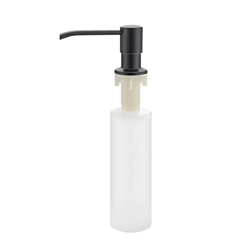 Seifenspender Handseife Spender Küche & Badezimmerseife Spender Schale Seifenspender Edelstahl Presse Typ Waschbecken Seifenspender Kupferkopf Plastikflasche 350 Ml Seifenpumpenspender von PetPhindU