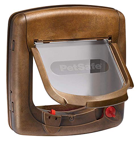 PetSafe Katzenklappe, magnetisch, 4 Positionen, Holz von PetSafe