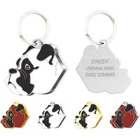 Pettagart Boxer Personalisierte Hundemarke Mit Gravur, Pet-Id Tag, Emaillierte Hundemarke, Gold & Silber Farbe Pettagart Boxer Personalisierte Hundemarke Mit Gravur, Pet-Id Tag, Emaillierte Hundemarke, Gold & Silber Farbe von PetTagArtEurope
