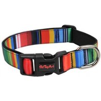 Pettagart Verstellbares Hundehalsband Aus Weichem Neopren Material, 3 Größen 25 Bis 65 cm, Mit Sicherheitverschluss Pettagart Verstellbares Hundehalsband Aus Weichem Neopren Material, 3 Größen 25 Bis 65 cm, Mit Sicherheitverschluss von PetTagArtEurope