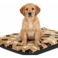 Fell Pfoten Animal Print Käfigmatte Für Hunde/Hundebett | Braun von Petbedsdirect