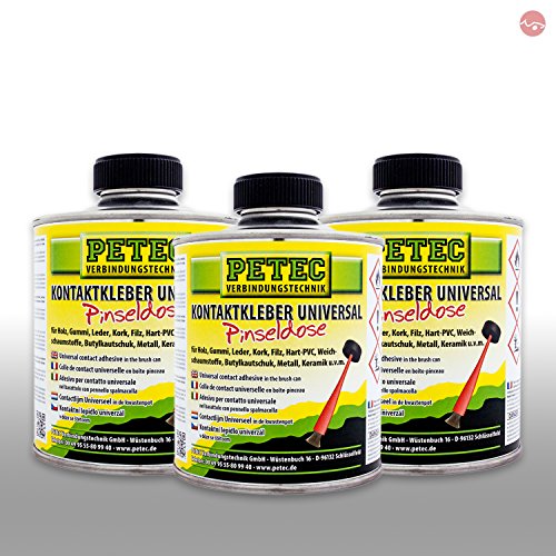 Petec_bundle 3X PETEC KONTAKTKLEBER Universalkleber Polsterkleber 350 ML 93935 von Petec_bundle