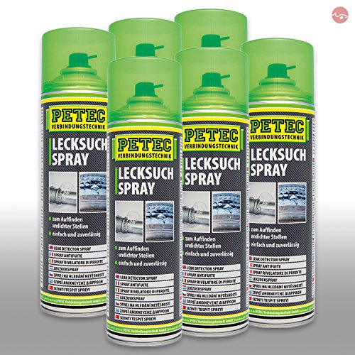Petec_bundle 6X PETEC LECKSUCHSPRAY Lecksucher Spray Leckfinder 400 ML 70750 von Petec_bundle